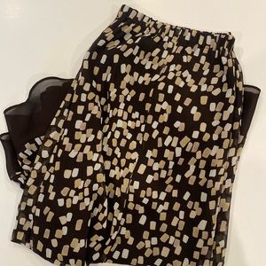 Womens Brown below knee length skirt size 20W